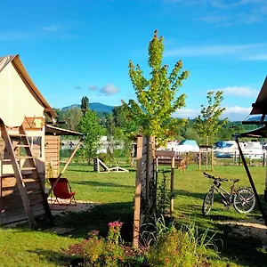 Les De La Viarhôna - Tentes Camping Virignin